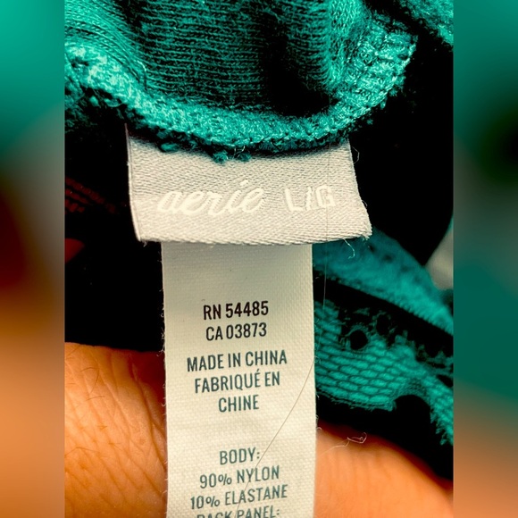 Aerie Wireless Lace Strappy Removablepadded Bralette pads not available   Size L - Picture 3 of 8